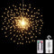 Firework Light 120/180/ 200 LED Starburst Light Battery Operated Christmas Party Globe Ball Copper Wire Hanging Fairy Light